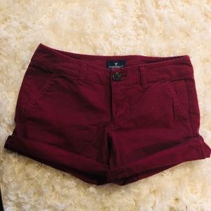 Maroon shorts